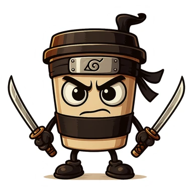 Create three versions of this character with a transparent background: one with an angry expression, one looking excited, and one looking confused. Maintain the original style and details of the character. sticker