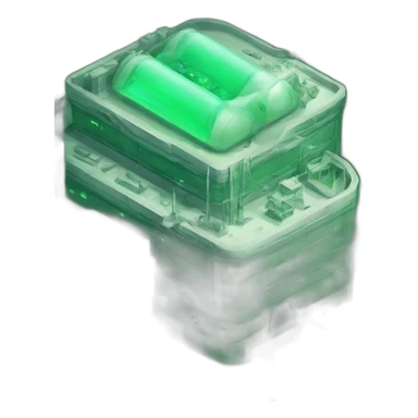 futurist emerald factory sticker