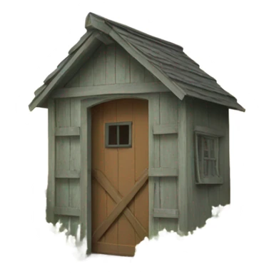 Garden with shed  sticker