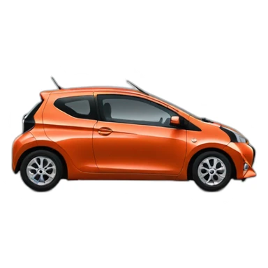Toyota Aygo porsche sticker