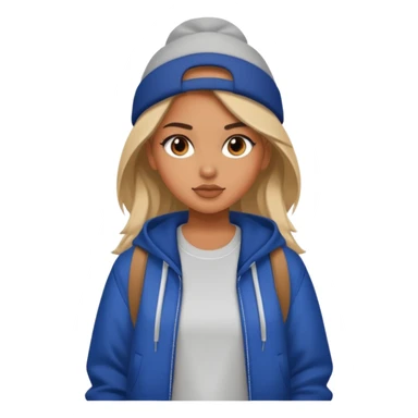 2000 streetwear girl sticker