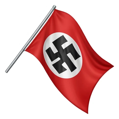 Nazi flag sticker