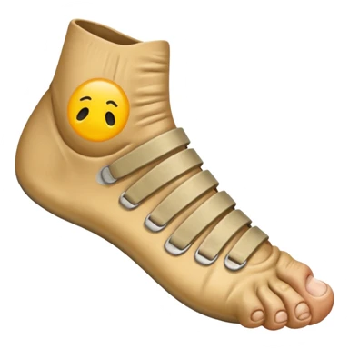 white foot, trench foot sticker