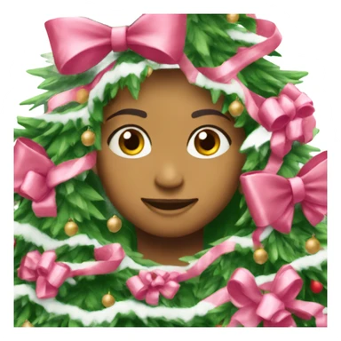 Árvore de Natal rosa  sticker