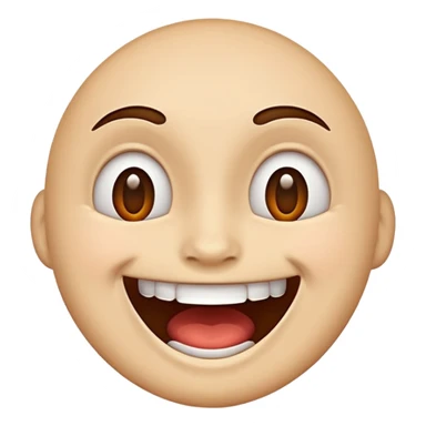 Smiling face about to go crazy sticker