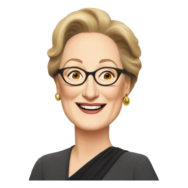 Meryl Streep sticker