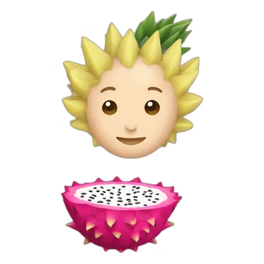 A pitaya  sticker