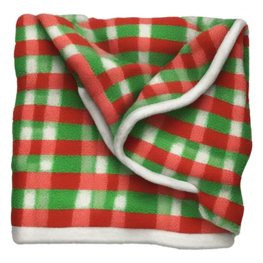 christmas blanket folded sticker