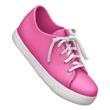 Pink shoe sticker
