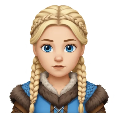 female viking sticker