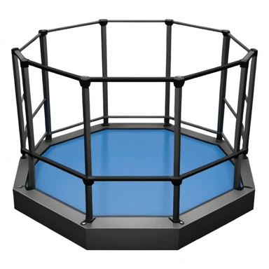 Mma octogone sticker