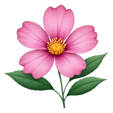 pink girly framed flower picture sticker