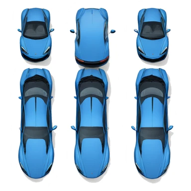 McLaren Artura blue  sticker