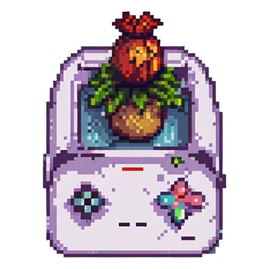 the word 'sprunki brud' in pixel art style, bold and readable, with a retro video game look sticker