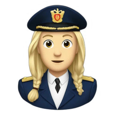 marine lepen the great lord sticker
