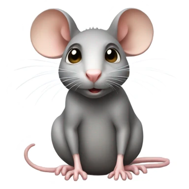 coquette rat sticker