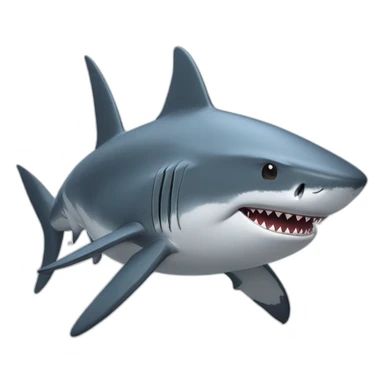 Shark  Akira sticker