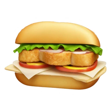 Sandwich de pollo sticker
