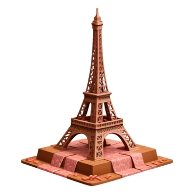 eiffel tower made of SPAM meat  landscape  sticker