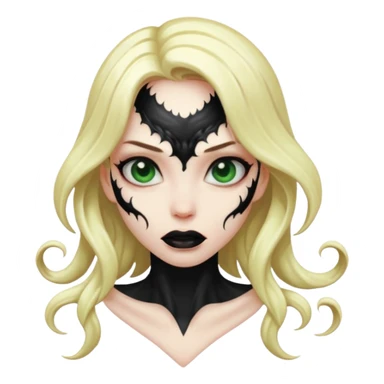 Girl venom sticker