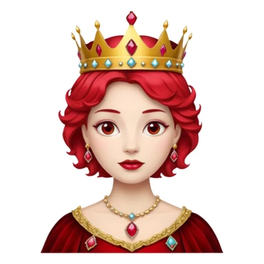red queen in alice wonderland sticker