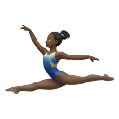 Coréenne gymnaste  sticker