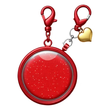 Hyperrealistic, mirco-detailed, glittered textile
Diesel
Red Play Mirror Bag Charm, isolated, 3d rendering  sticker