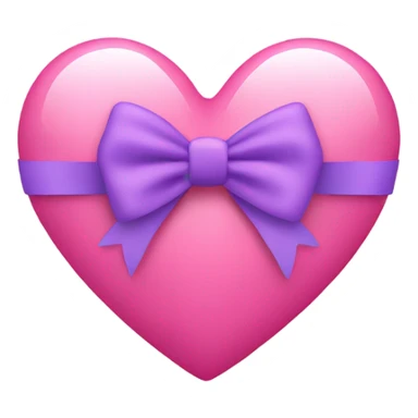 Heart with bow  sticker
