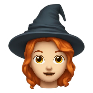 Sorcière rousse sticker