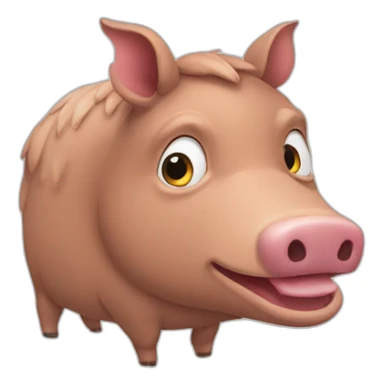 Cerdo salvaje sticker