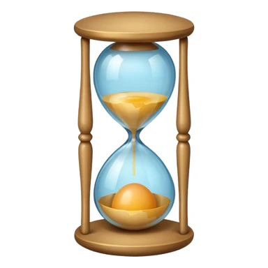 Hourglass egg shape sticker