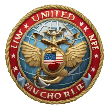 United States Marine Corps Eagle Globe and Anchor sticker