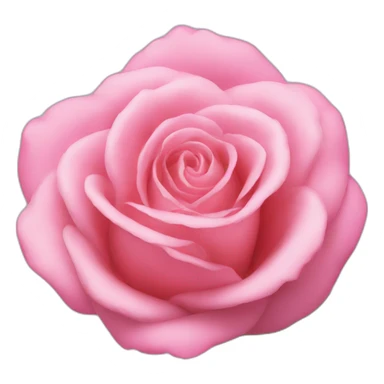 una rosa de color rosa sticker