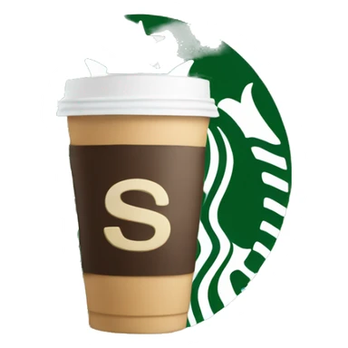 Starbuck  with initials S & R sticker
