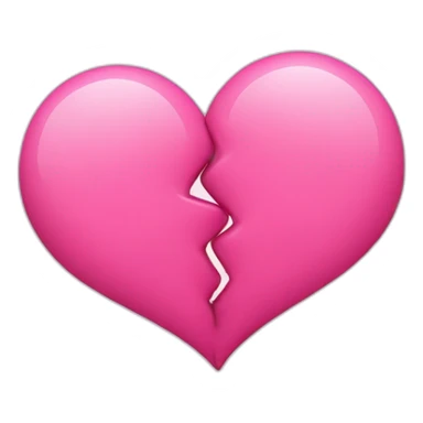 2 Pink hearts which hug each other  sticker