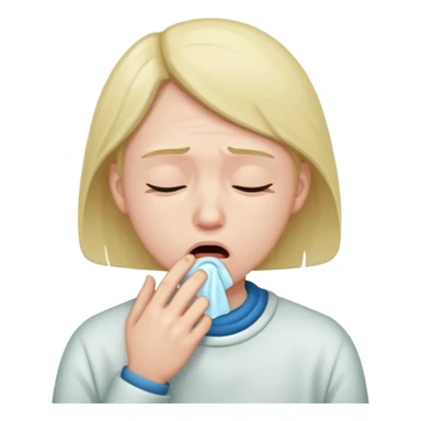 bad health sick cold cough sticker