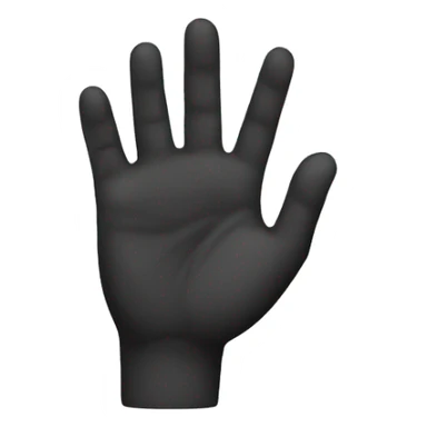 Letter B hand emoji sticker