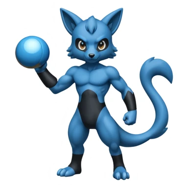 Riolu, full body sticker