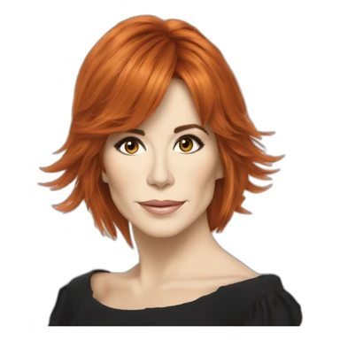 Mylène Farmer cheval sticker