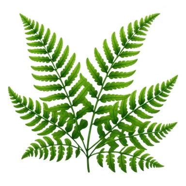 green fern sticker