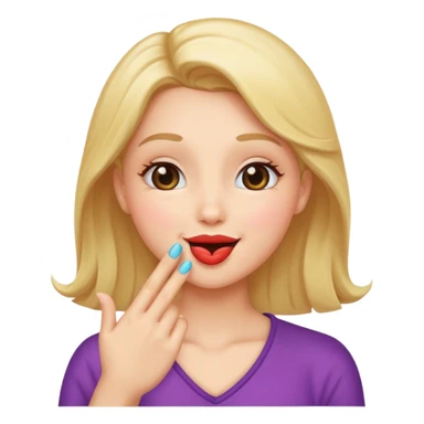 Blowing kisses  sticker