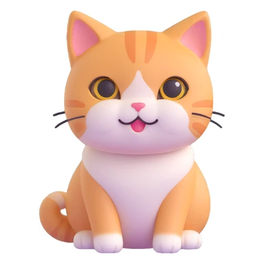 cute dreamy cat sticker