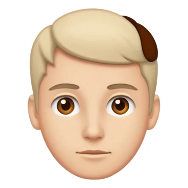 Person turning head sticker