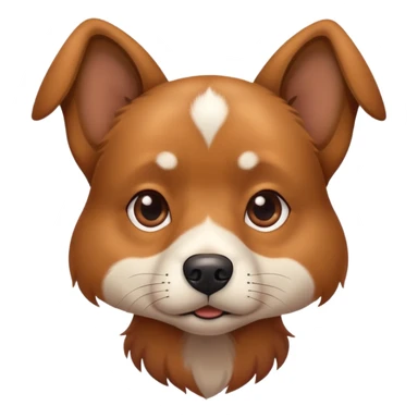 Dog giving a side eye sticker