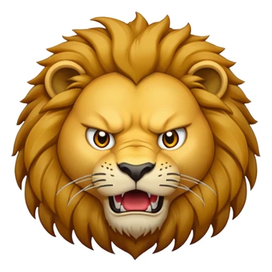 Lion angry sticker