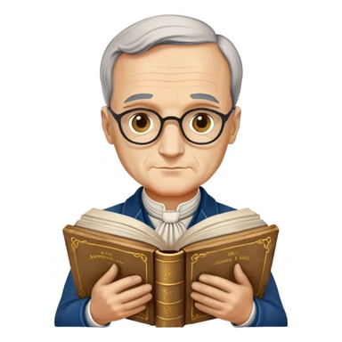 Napoleon Hill old with book of wisdom sticker