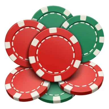 poker chips sticker