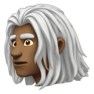 Koba LaD avec des longue locks sticker