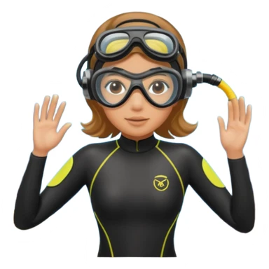 scuba diving girl sexy sticker