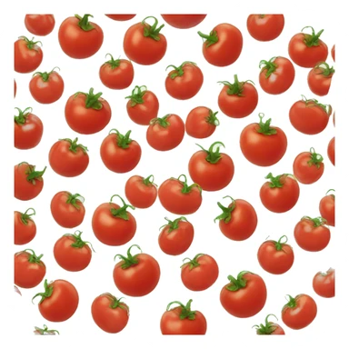 Cute red tomatoe sticker